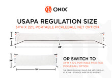 Load image into Gallery viewer, Portable Pickleball Net - Onix