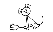 Load image into Gallery viewer, Pickleball Car Decal - Dog
