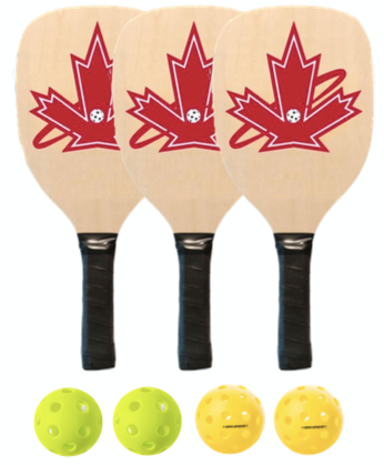 Premium 3 Wooden Paddle Package